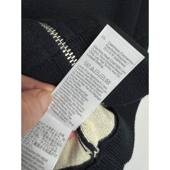 Madewell Small Double Face Cotton Blend Sweater Hoodie Oat Latte Combo Zip NWT - Picture 11 of 15
